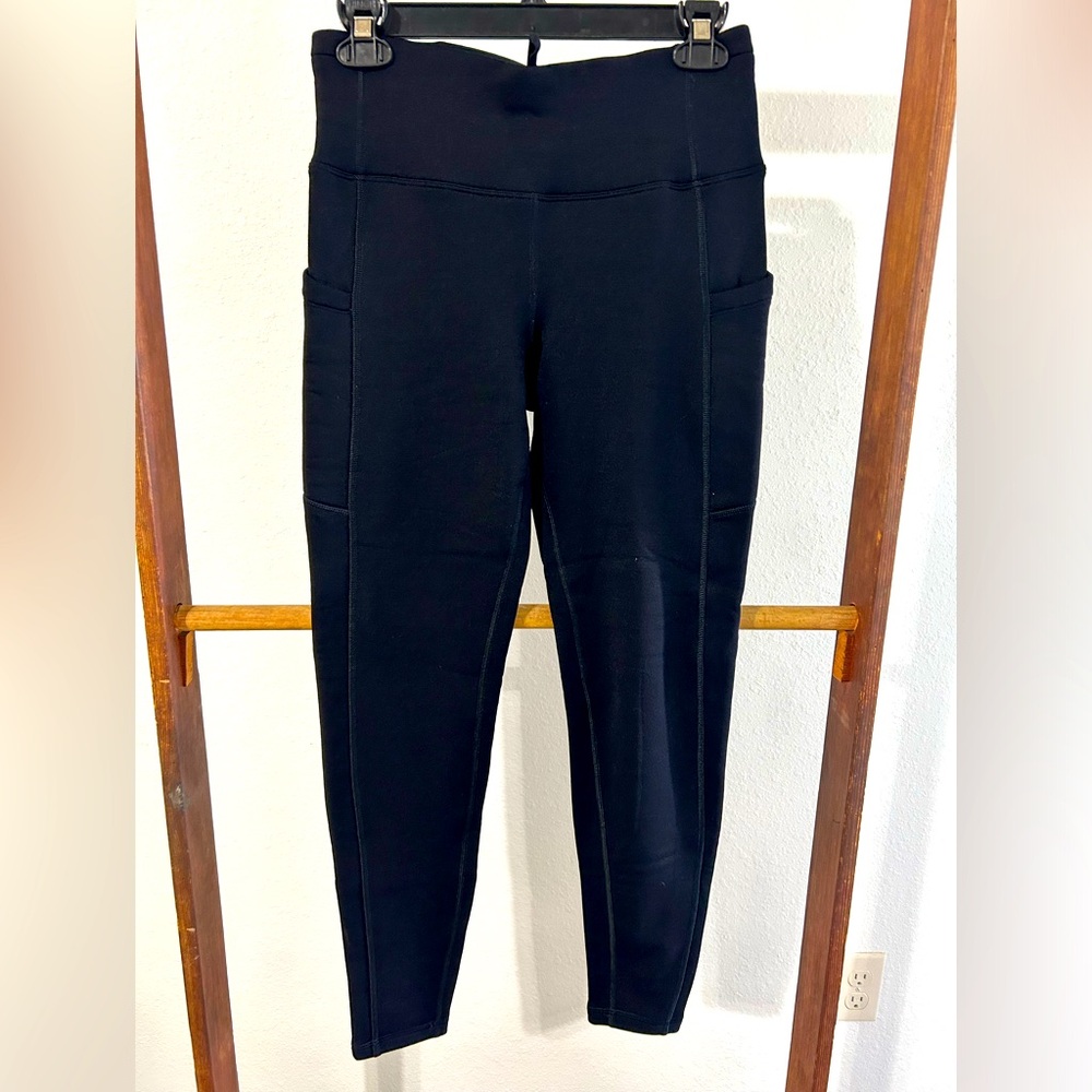 Athleta Black Legging Sweats With Elastic Waistband Size Small